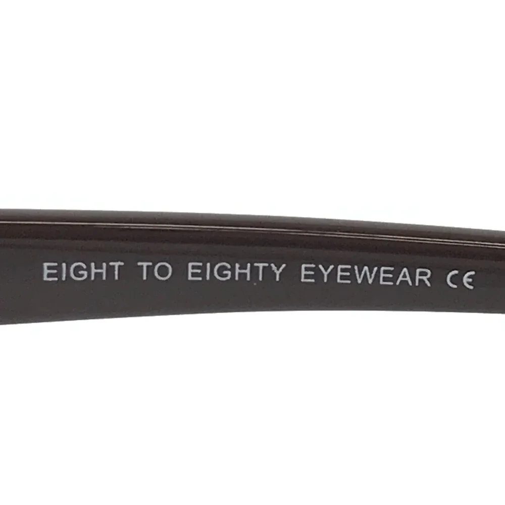 Eight to Eighty Eyeglasses Frames TWAN BROWN/GOLD Square Full Rim 57-18-145